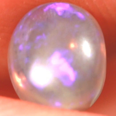 SOLID CRYSTAL OPAL Purple sparkle